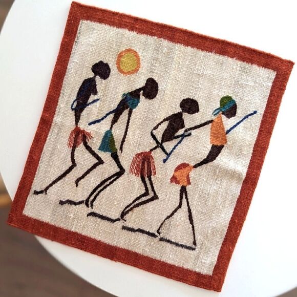 Handwoven African Wall Hanging - Picture 5 of 6
